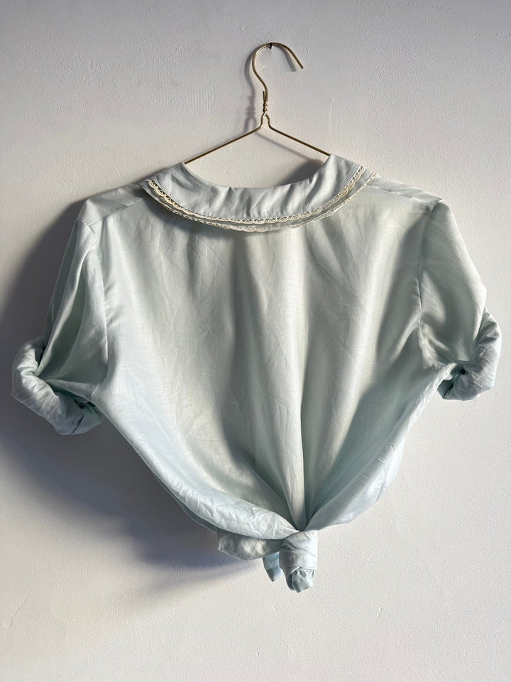 Vintage Vintage bluser S Vintagebluse - Dobbel krage, str S