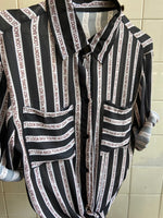 Last inn bildet i Galleri-visningsprogrammet, Vintage Vintage bluser S Vintagebluse -  Don&#39;t look back, str S
