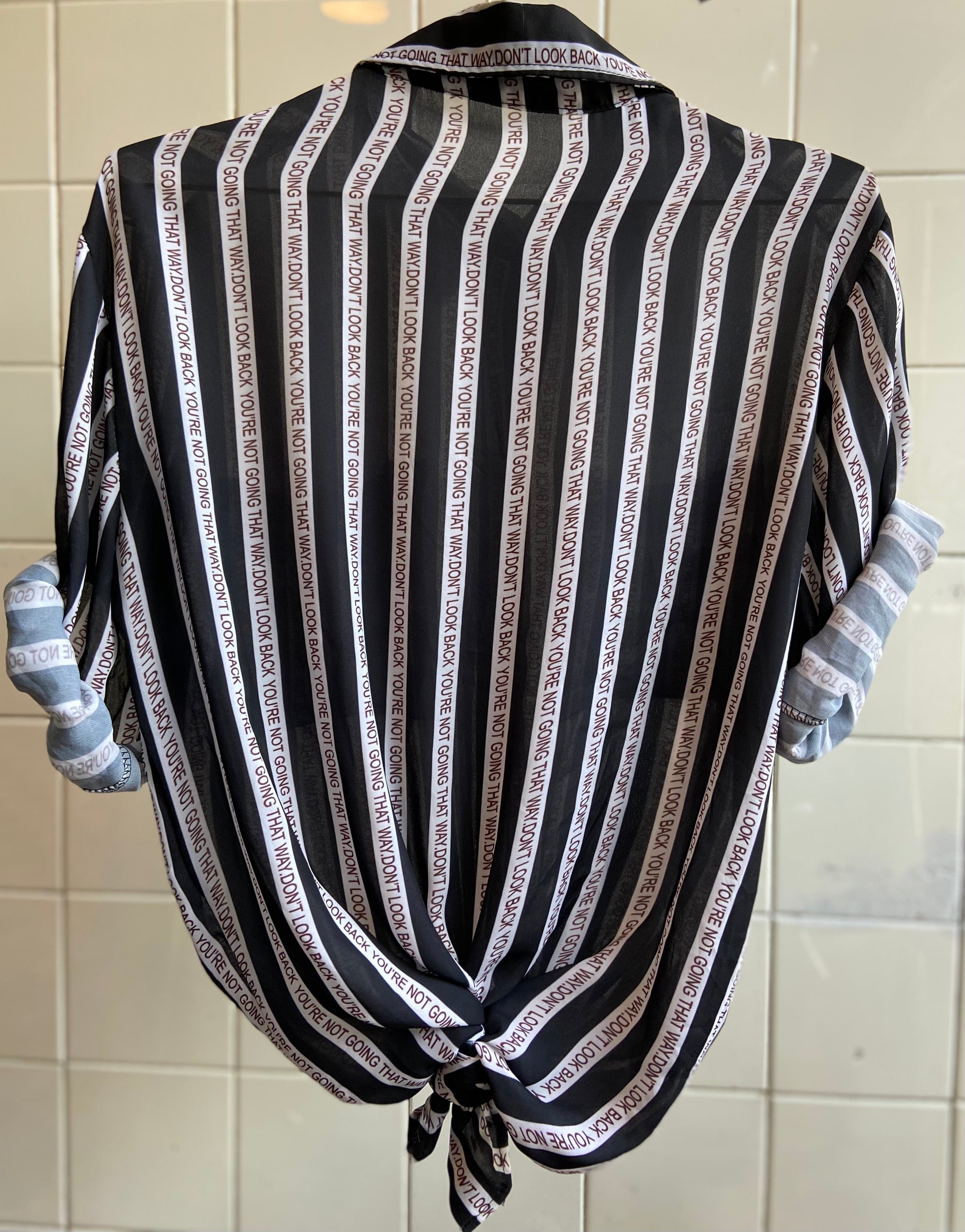 Vintage Vintage bluser S Vintagebluse -  Don't look back, str S