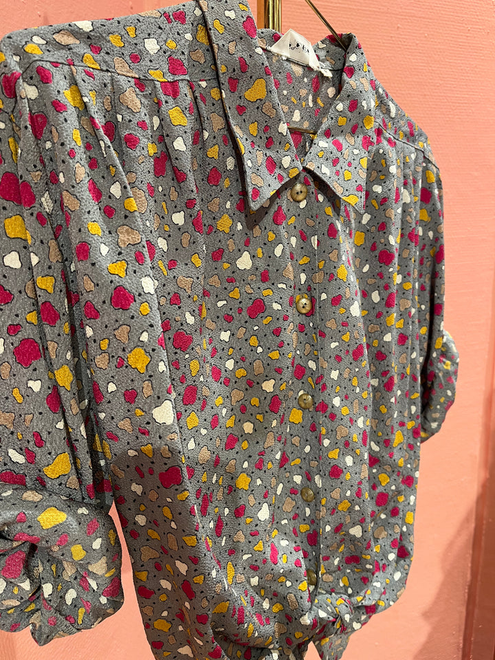 Vintage Vintage bluser M Vintagebluse - Dråper, str M