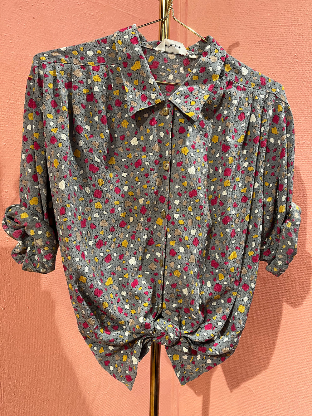 Vintage Vintage bluser M Vintagebluse - Dråper, str M