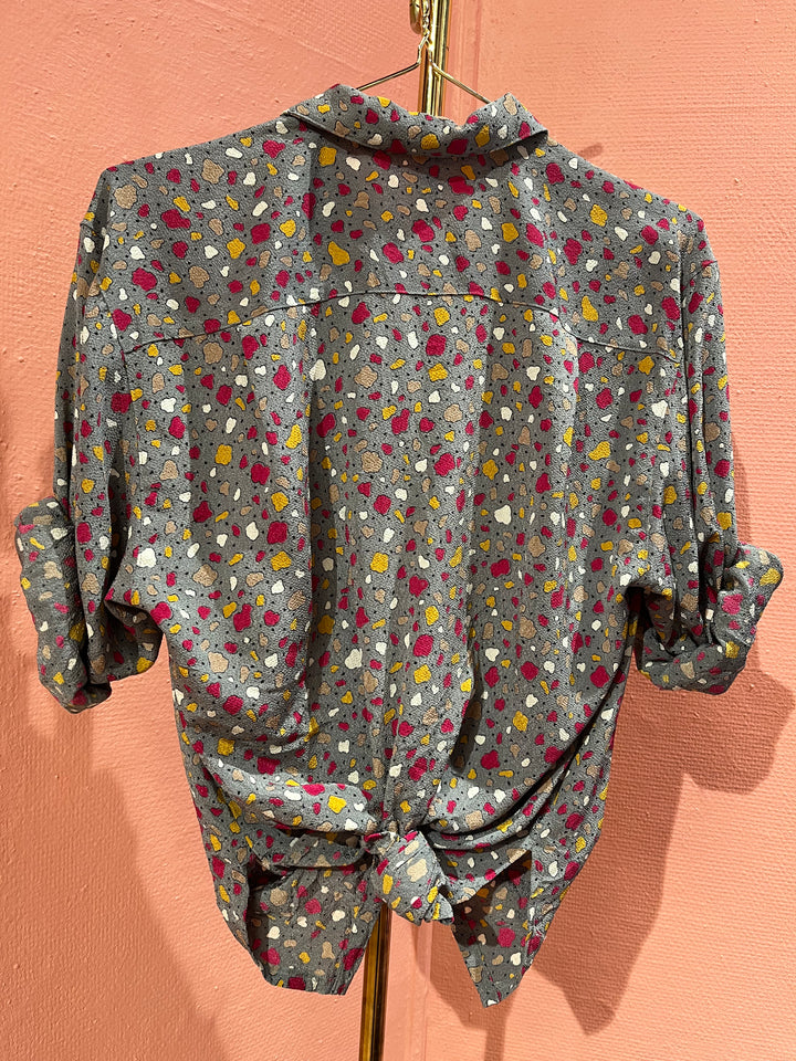 Vintage Vintage bluser M Vintagebluse - Dråper, str M