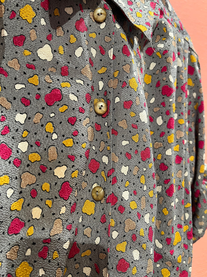 Vintage Vintage bluser M Vintagebluse - Dråper, str M