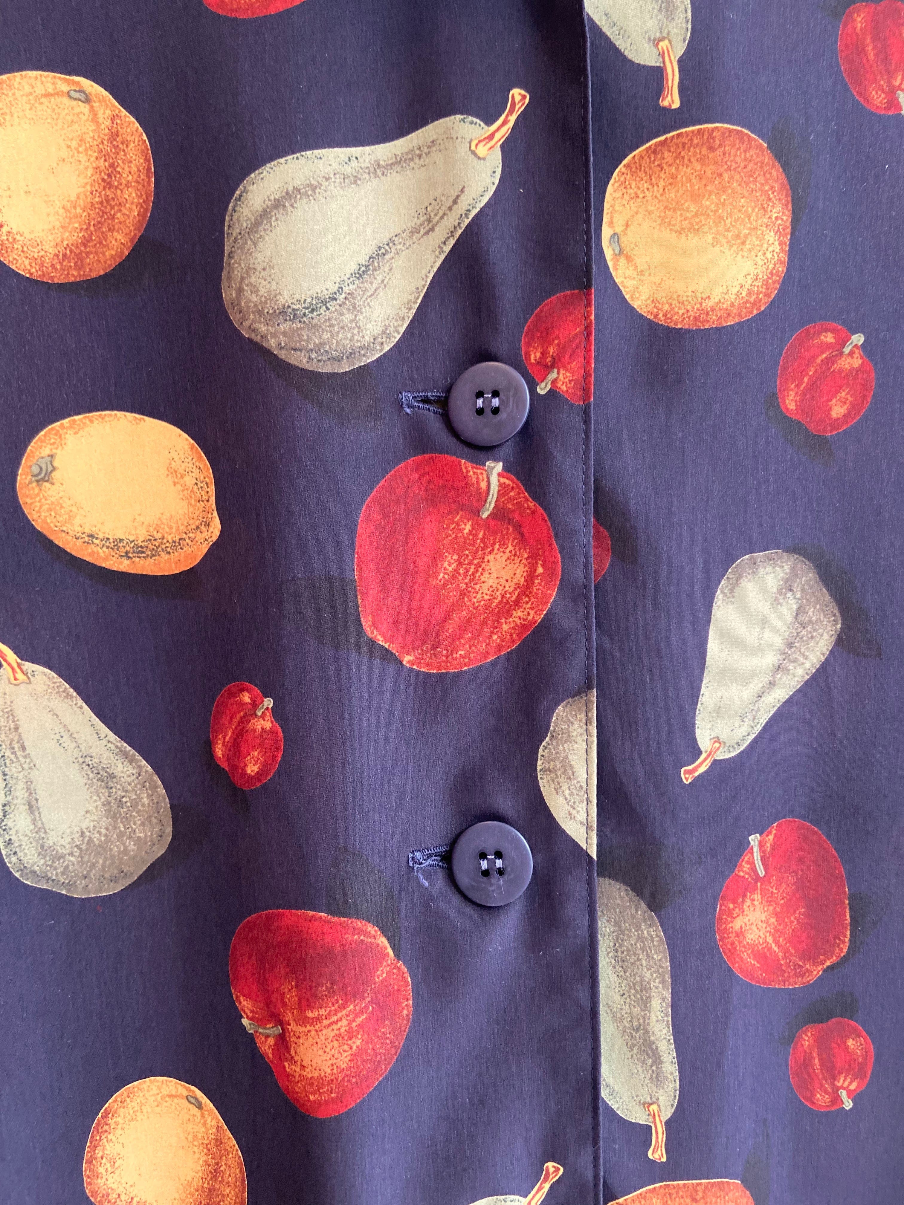 Vintage Vintage bluser M Vintagebluse - Epler og pærer, str M