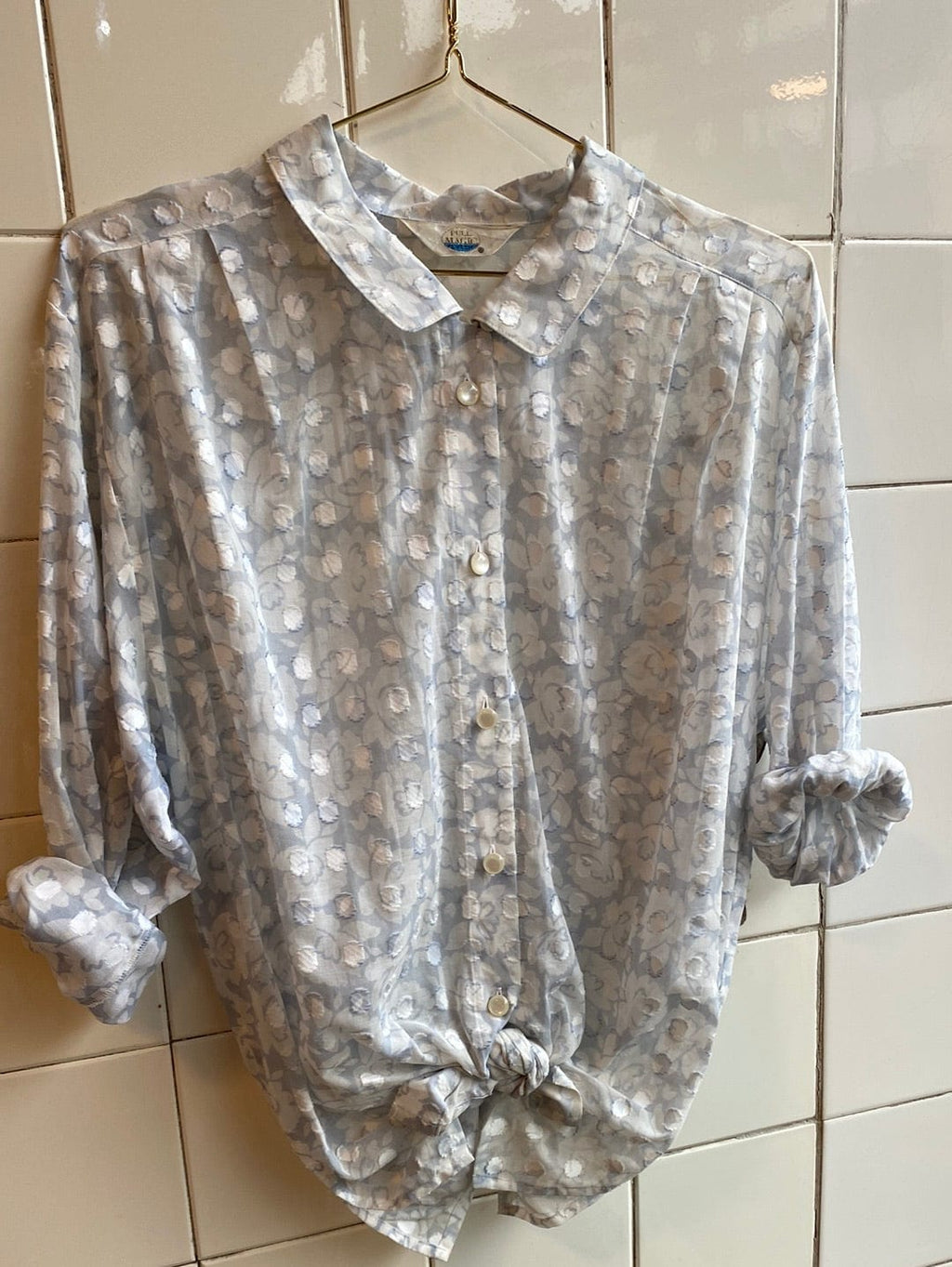 Vintage Vintage bluser 3XL Vintagebluse - Florlett, str 3XL