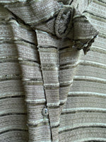 Last inn bildet i Galleri-visningsprogrammet, Vintage Vintage bluser S Vintagebluse - Grønn velour, str S
