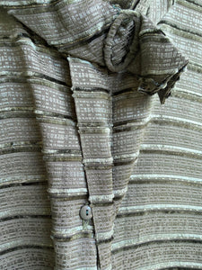 Vintage Vintage bluser S Vintagebluse - Grønn velour, str S
