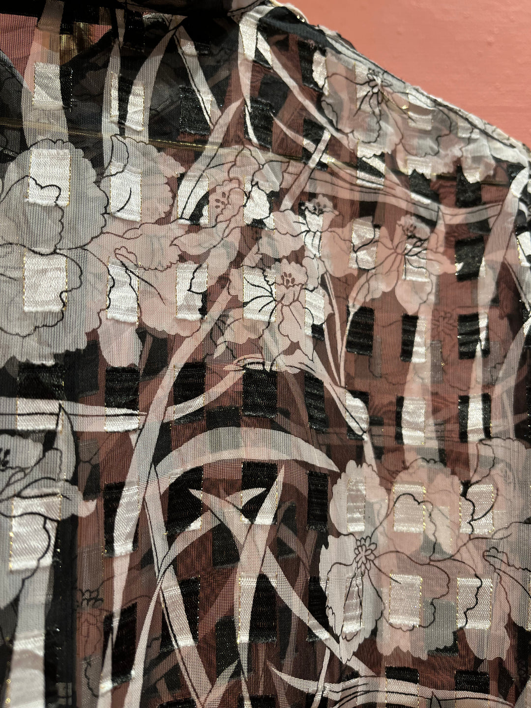 Vintage Vintage bluser M Vintagebluse - Gulltråd, str M