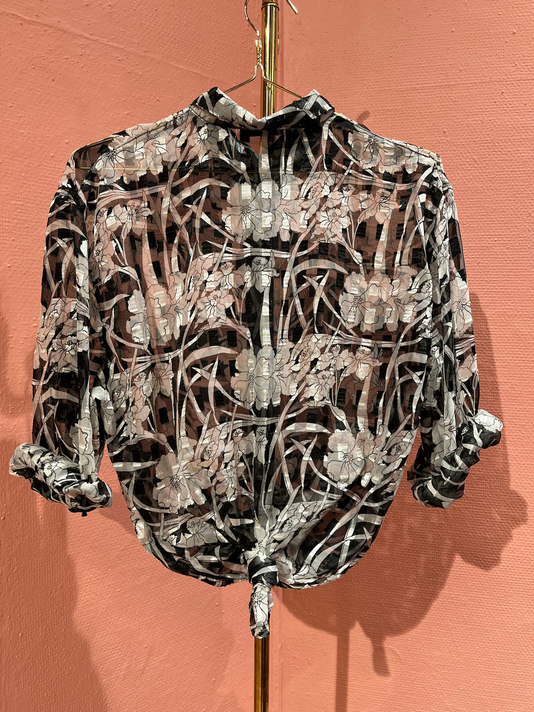 Vintage Vintage bluser M Vintagebluse - Gulltråd, str M