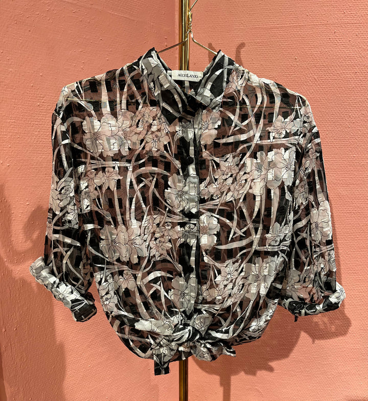 Vintage Vintage bluser M Vintagebluse - Gulltråd, str M