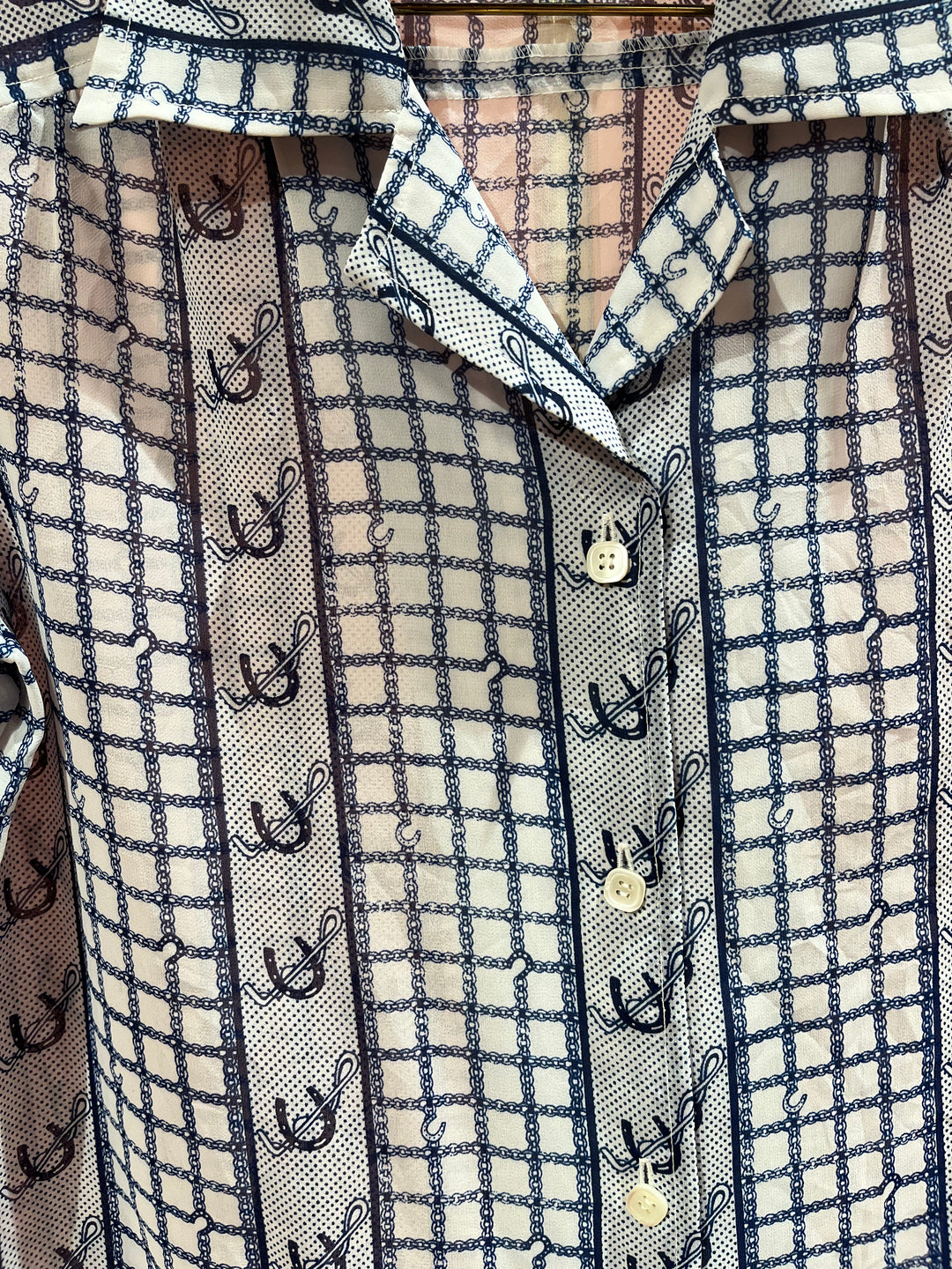 Vintage Vintage bluser S Vintagebluse - Hestesko, str S