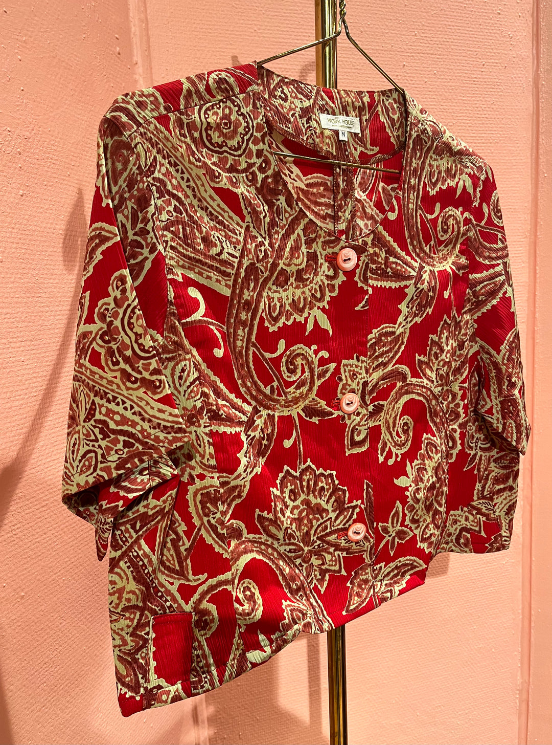 Vintage Vintage bluser M Vintagebluse - Høstflamme, str M