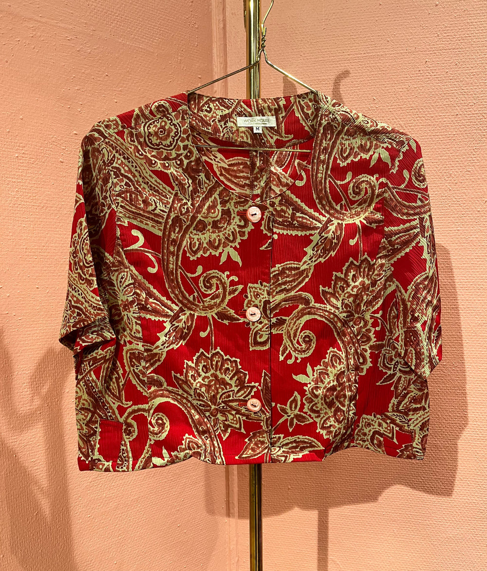 Vintage Vintage bluser M Vintagebluse - Høstflamme, str M