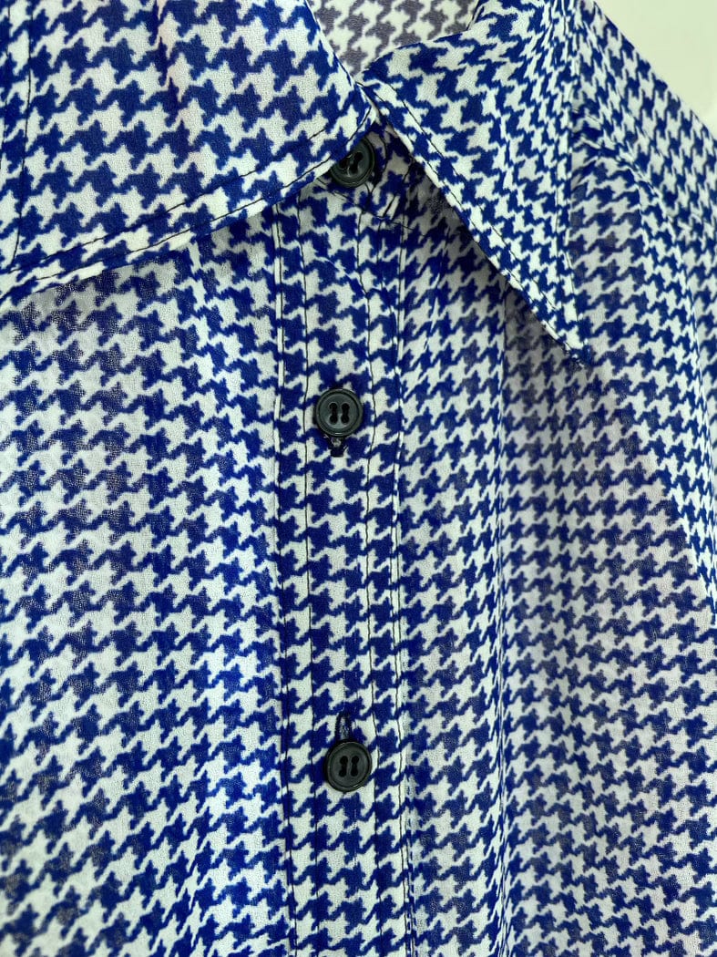 Vintage Vintage bluser M Vintagebluse - Hundetann, str M