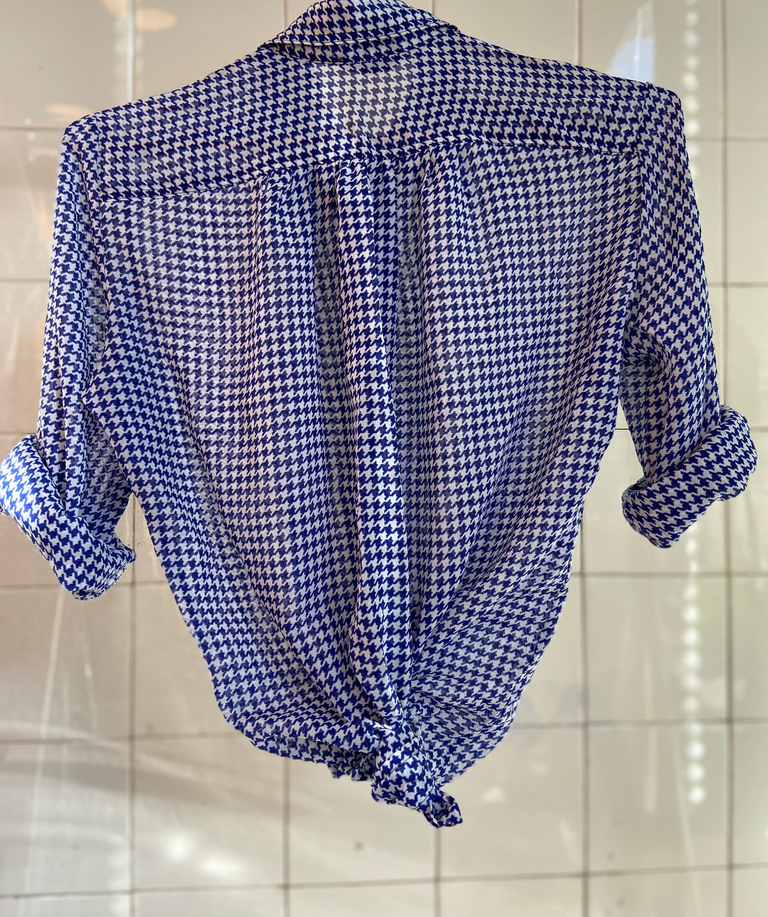 Vintage Vintage bluser M Vintagebluse - Hundetann, str M