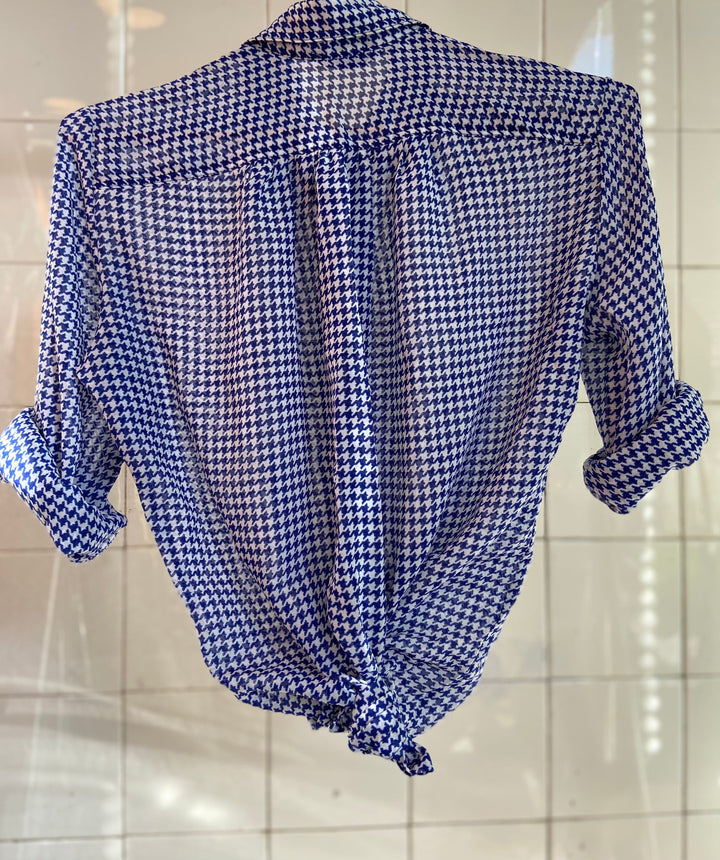 Vintage Vintage bluser M Vintagebluse - Hundetann, str M