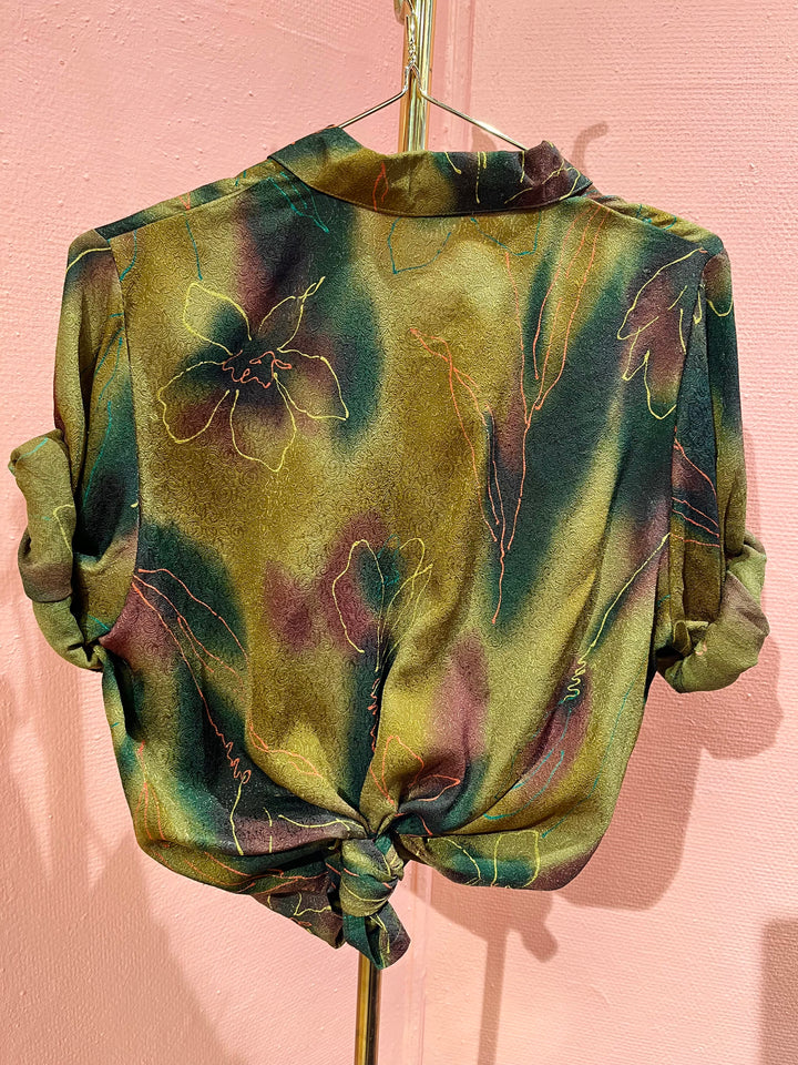 Vintage Vintage bluser S Vintagebluse - Kunstnerstrek, str S