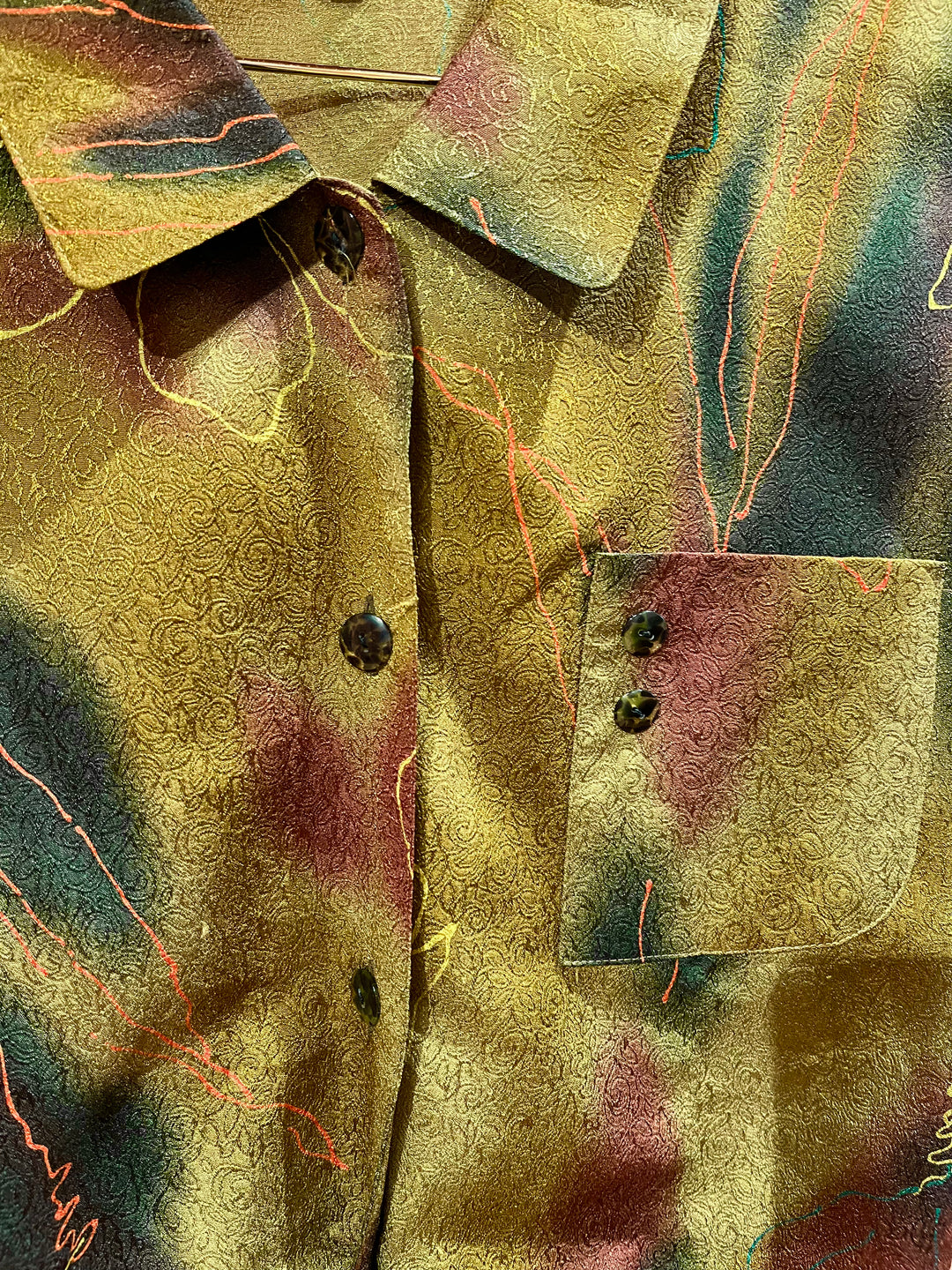 Vintage Vintage bluser S Vintagebluse - Kunstnerstrek, str S