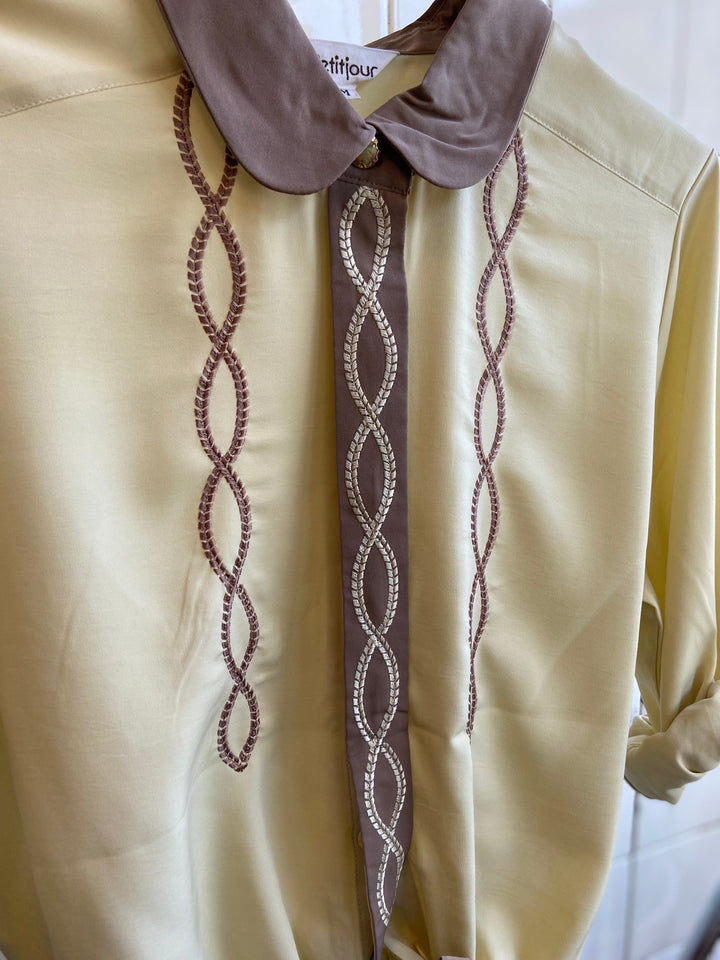 Vintage Vintage bluser M Vintagebluse - Løkker, str M