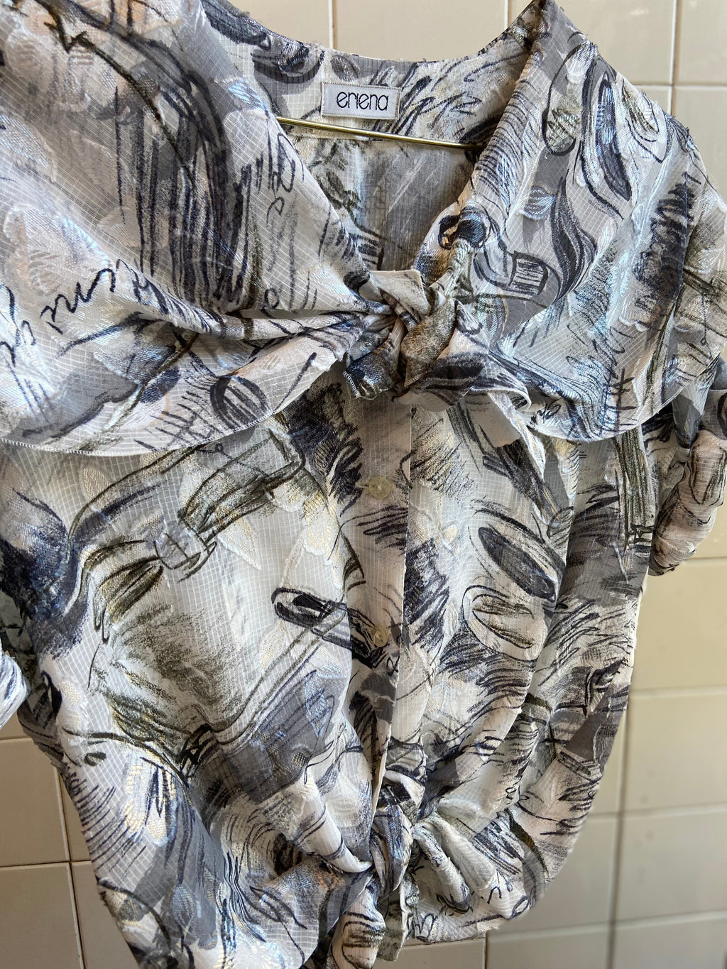 Vintage Vintage bluser M Vintagebluse - Make-up, str M