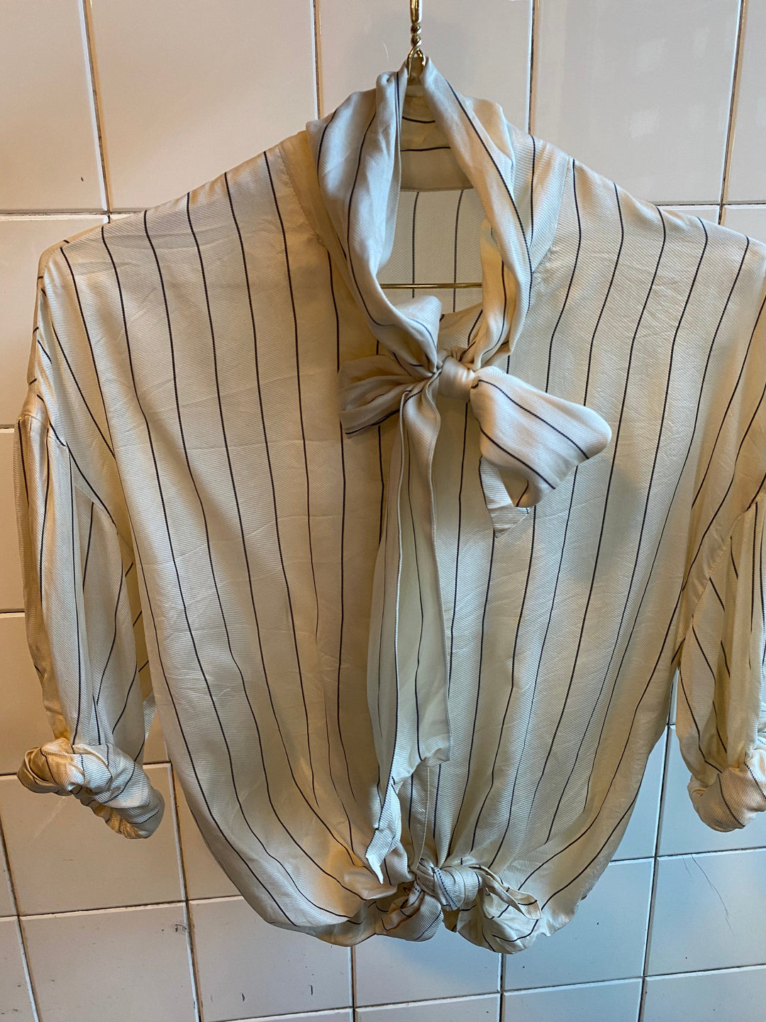 Vintage Vintage bluser S Vintagebluse - Martines striper, str S