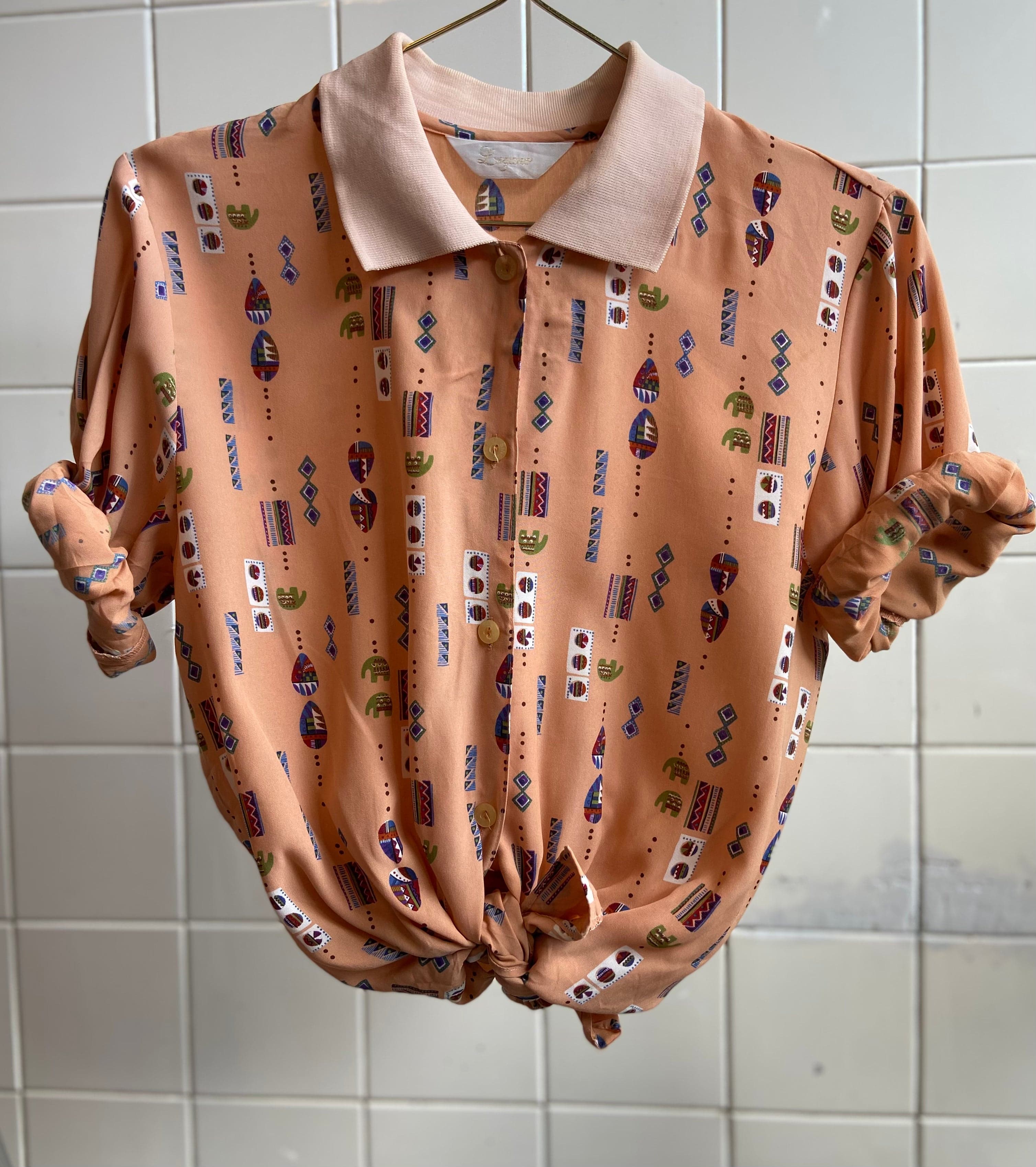 Vintage Vintage bluser S Vintagebluse -  Moana str S