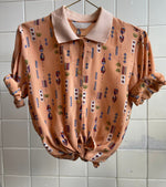 Last inn bildet i Galleri-visningsprogrammet, Vintage Vintage bluser S Vintagebluse -  Moana str S
