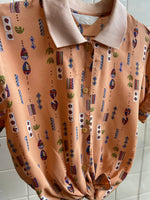 Last inn bildet i Galleri-visningsprogrammet, Vintage Vintage bluser S Vintagebluse -  Moana str S
