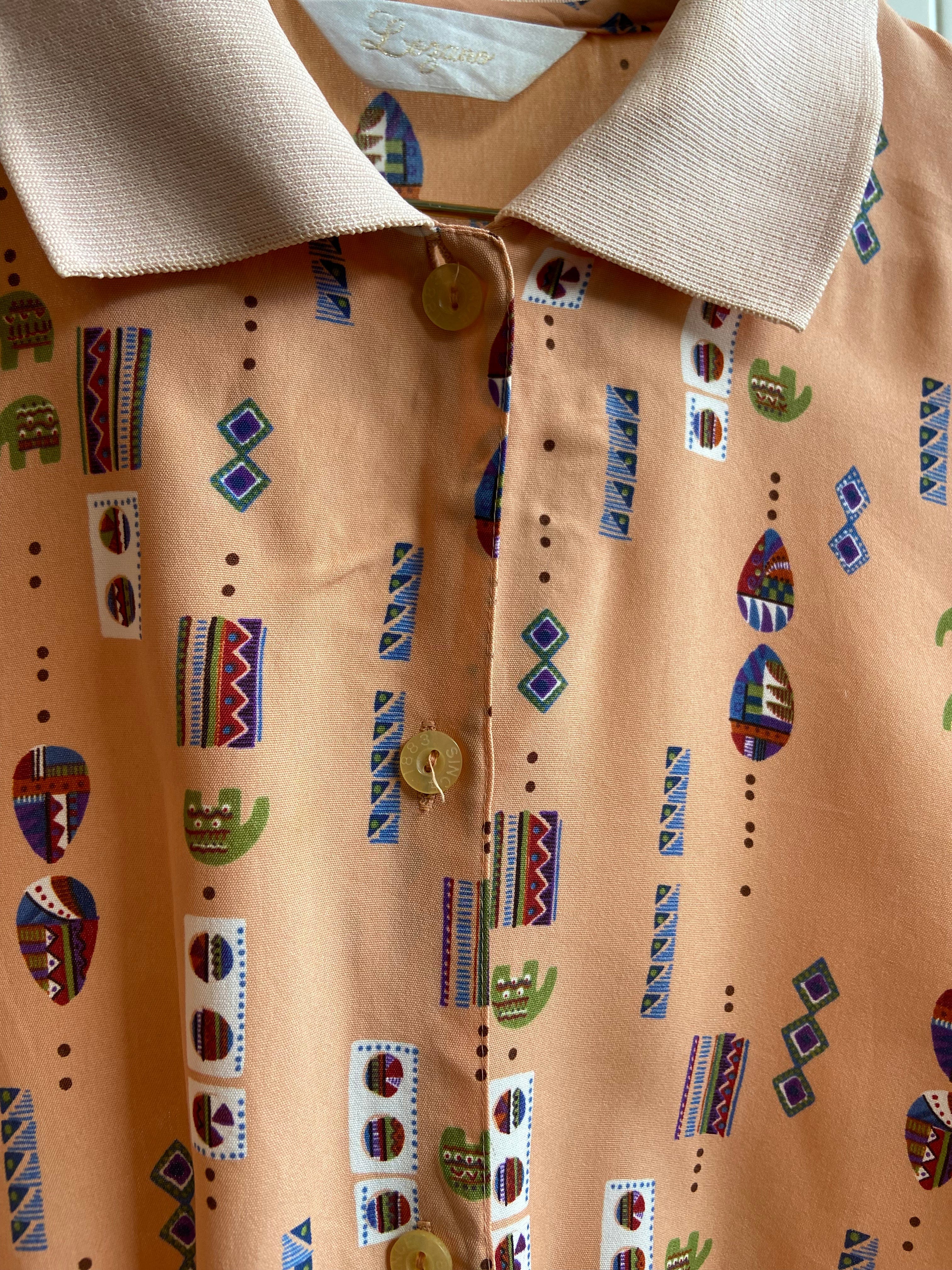Vintage Vintage bluser S Vintagebluse -  Moana str S