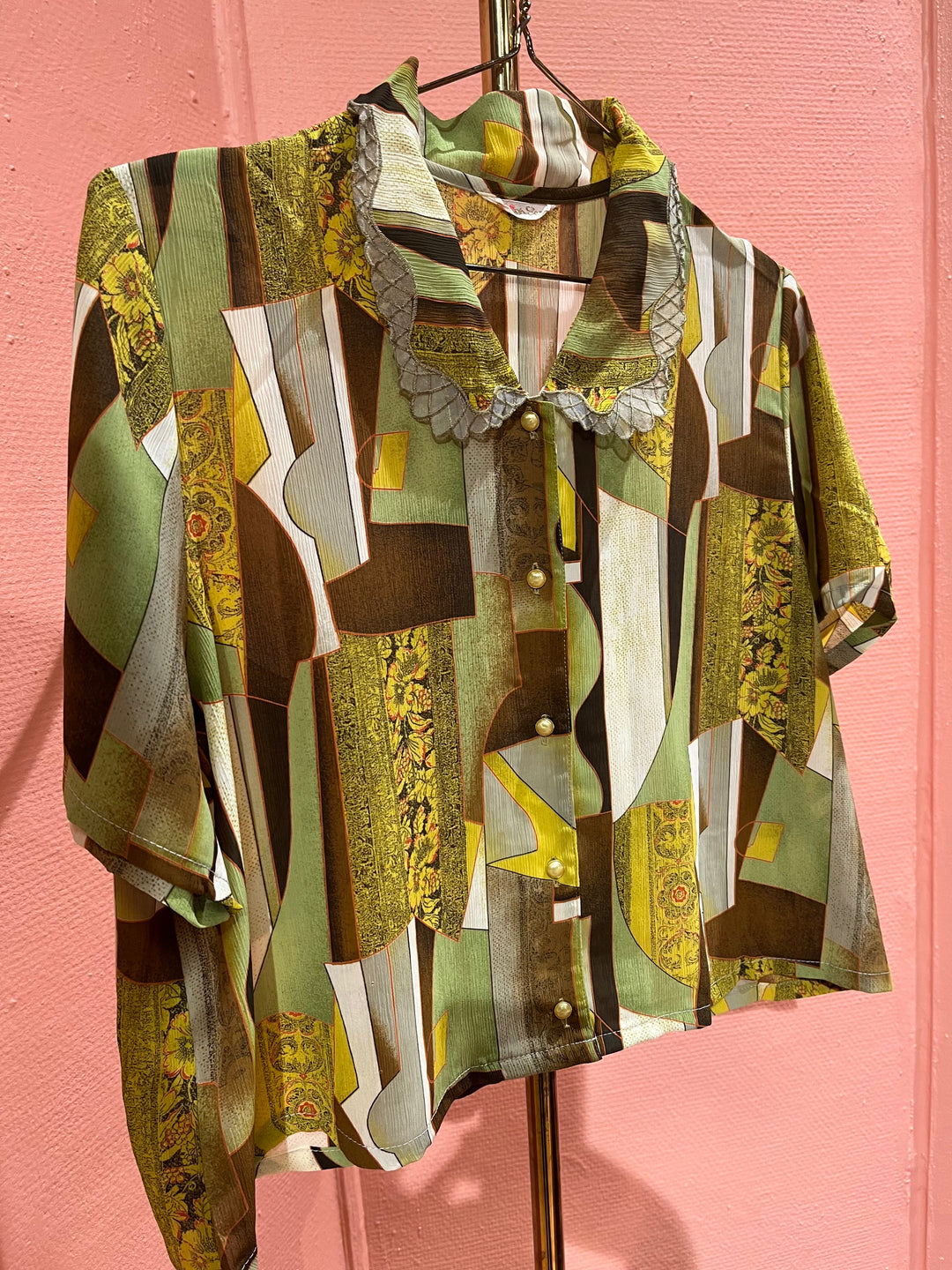 Vintage Vintage bluser L Vintagebluse - Museum, str L