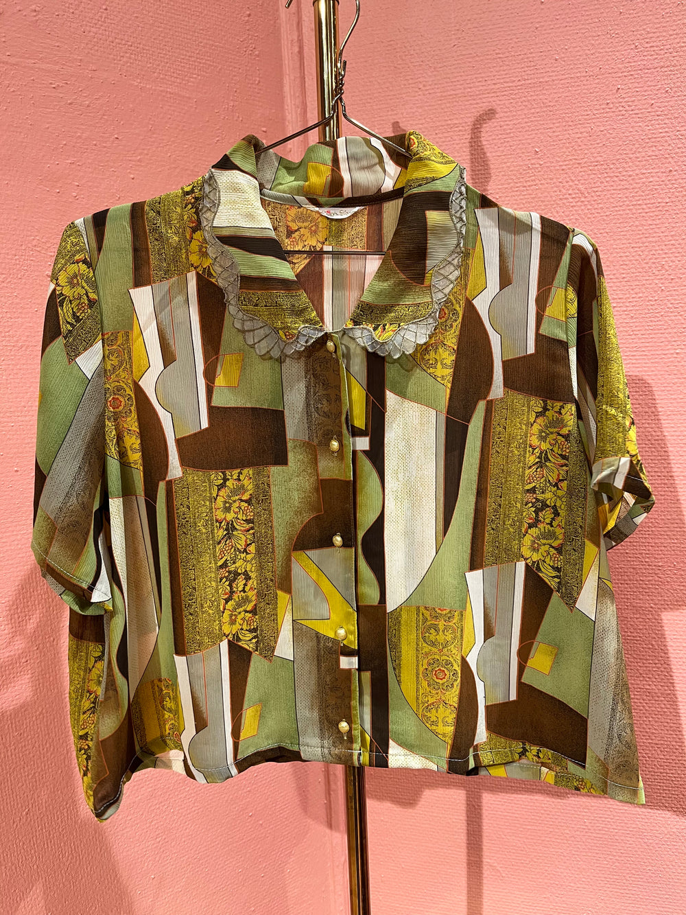 Vintage Vintage bluser L Vintagebluse - Museum, str L