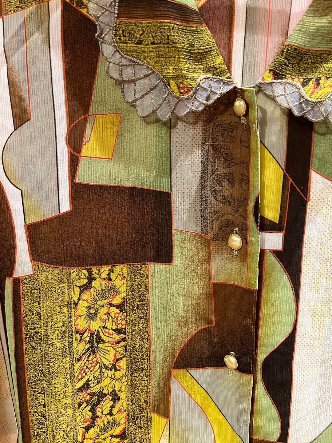 Vintage Vintage bluser L Vintagebluse - Museum, str L