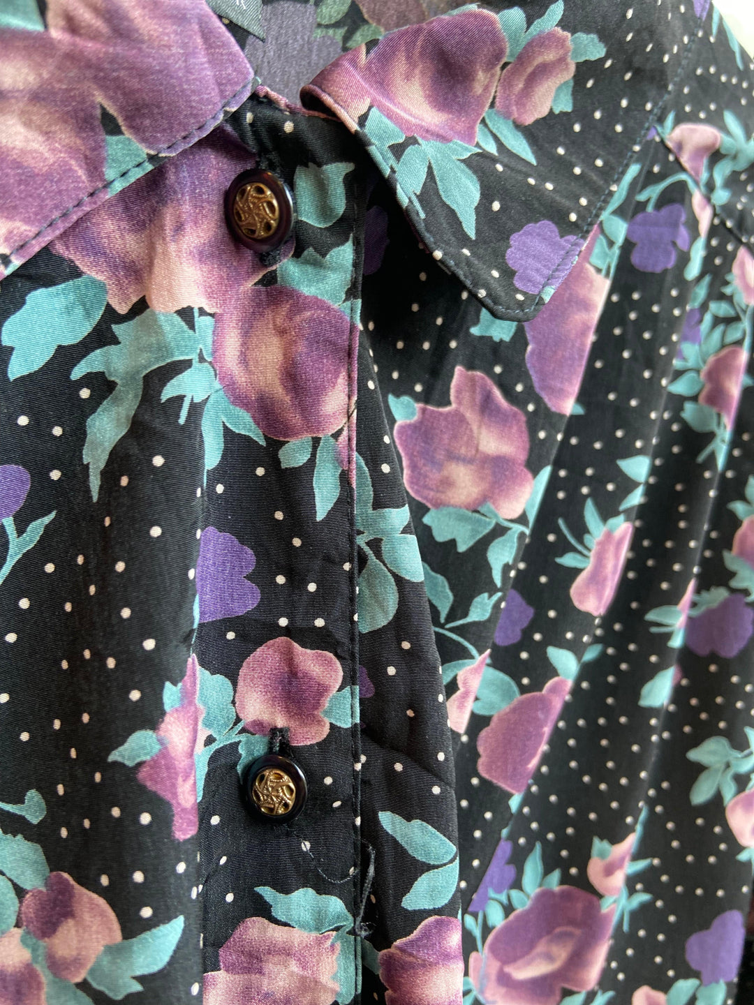 Vintage Vintage bluser L Vintagebluse - Natteroser, str L