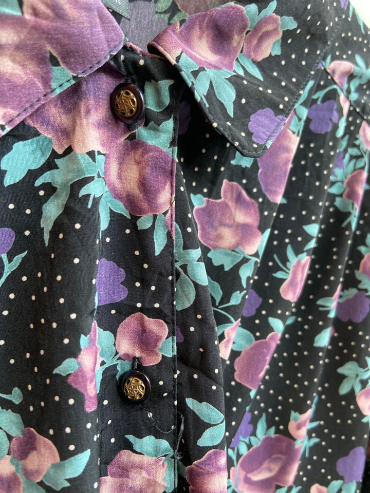 Vintage Vintage bluser L Vintagebluse - Natteroser, str L