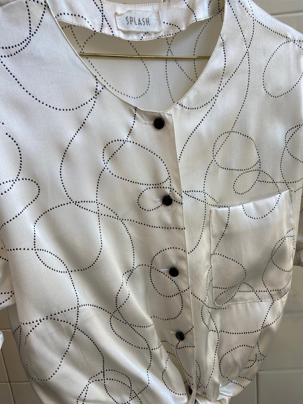 Vintage Vintage bluser M Vintagebluse - Prikkeveg, str M