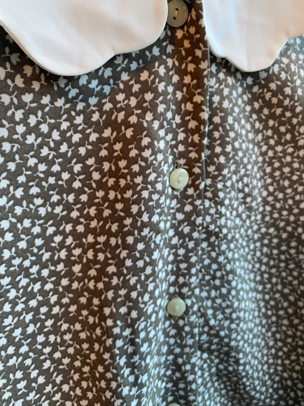 Vintage Vintage bluser S Vintagebluse - Romantiske blomster, str S