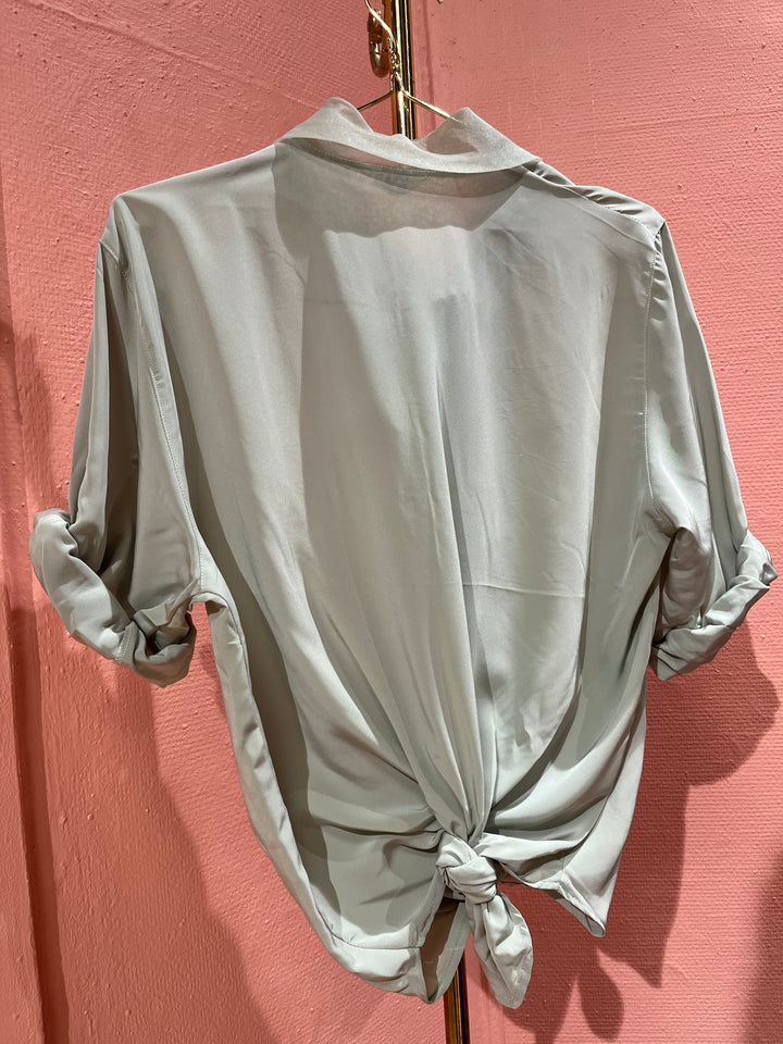 Vintage Vintage bluser L Vintagebluse - Rose-krage, str L