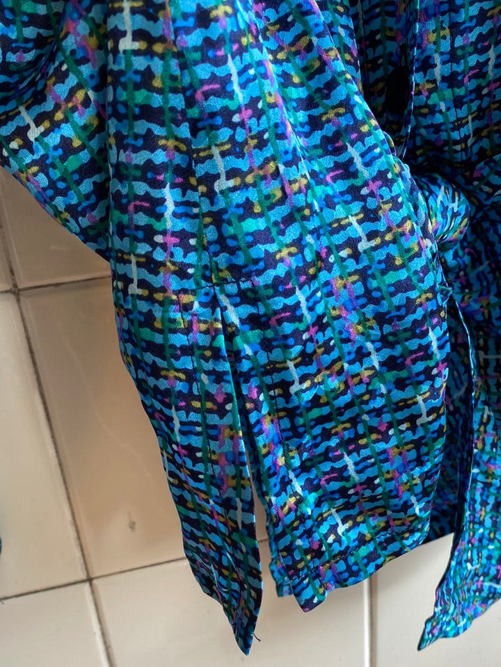 Vintage Vintage bluser 4XL Vintagebluse -  Silkelek, str 4XL