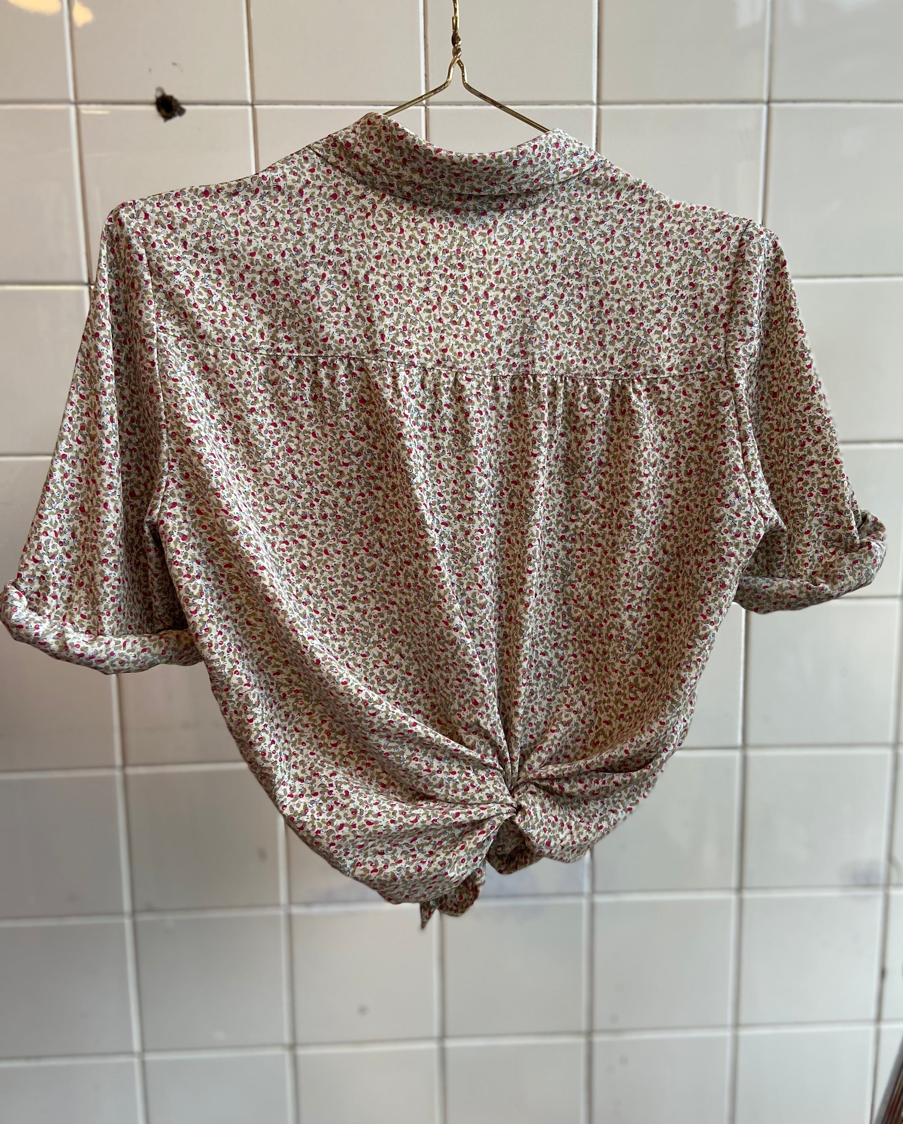 Vintage Vintage bluser S Vintagebluse - Sløyfe og legg, str S