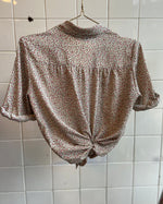 Last inn bildet i Galleri-visningsprogrammet, Vintage Vintage bluser S Vintagebluse - Sløyfe og legg, str S
