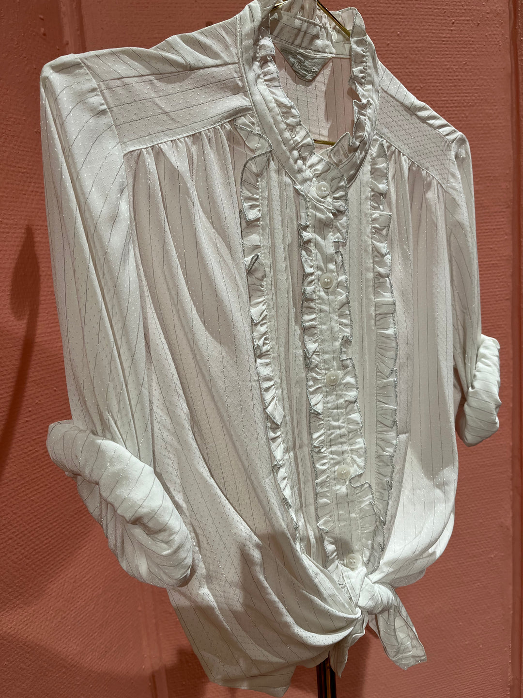 Vintage Vintage bluser M Vintagebluse - Snø-glitter, str M