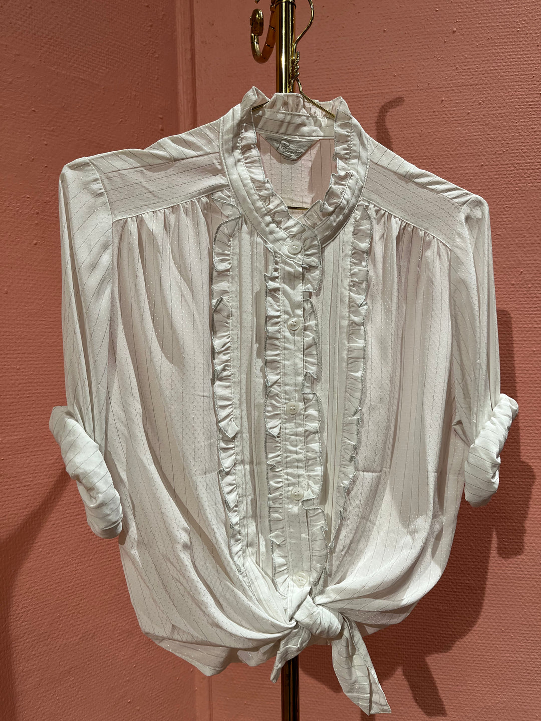 Vintage Vintage bluser M Vintagebluse - Snø-glitter, str M