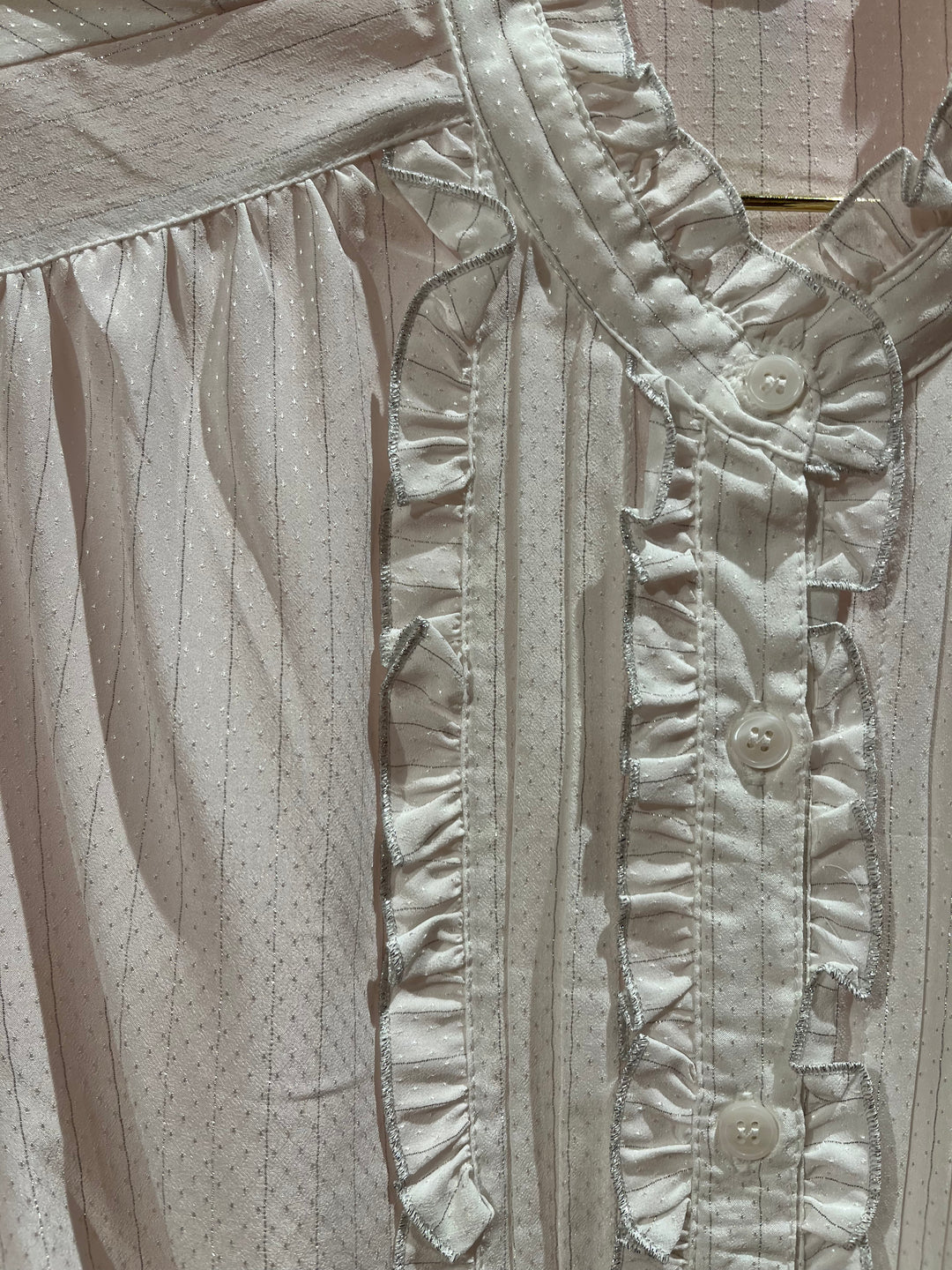 Vintage Vintage bluser M Vintagebluse - Snø-glitter, str M