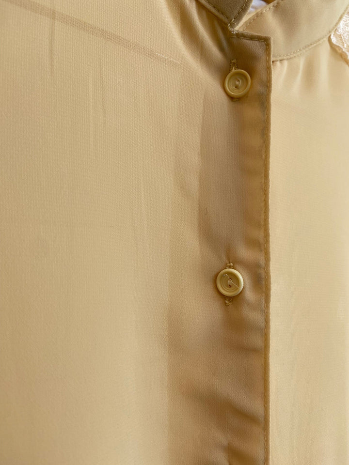 Vintage Vintage bluser S Vintagebluse - Sommerfugl, str S