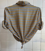 Last inn bildet i Galleri-visningsprogrammet, Vintage Vintage bluser S Vintagebluse - Vertikale striper, str S
