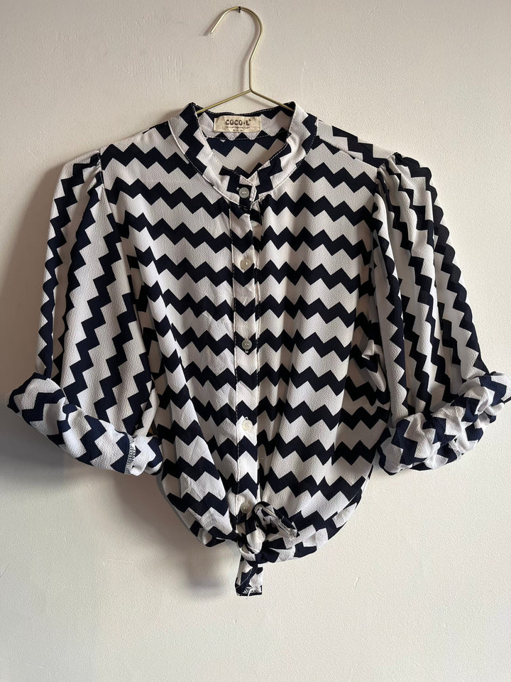 Vintage Vintage bluser S Vintagebluse - ZigZag, str S