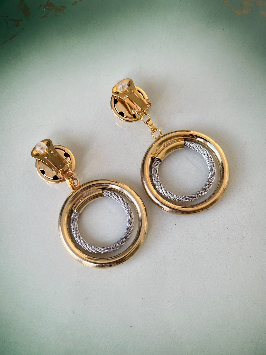 Vintage Vintage Øredobber Vintage øredobber - doble hoops
