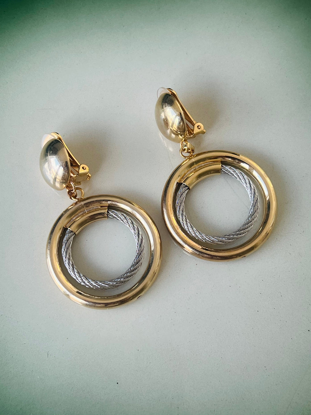 Vintage Vintage Øredobber Vintage øredobber - doble hoops