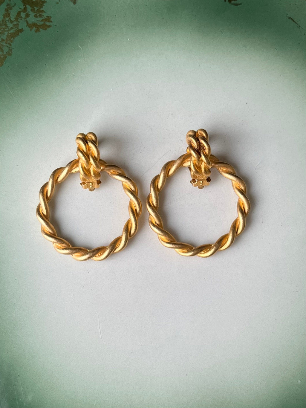 Vintage Vintage Øredobber Vintage øredobber - statement gold