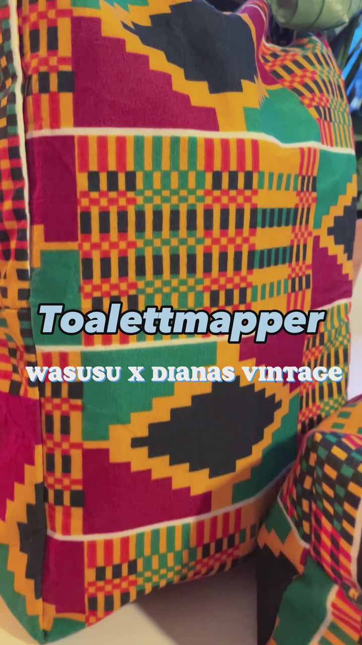 Toalettmappe liten - yellow ghana
